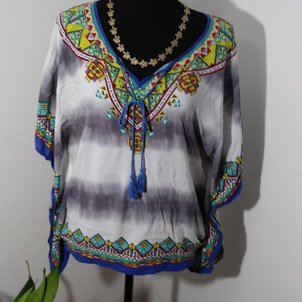PEACHPUFF blouse size large